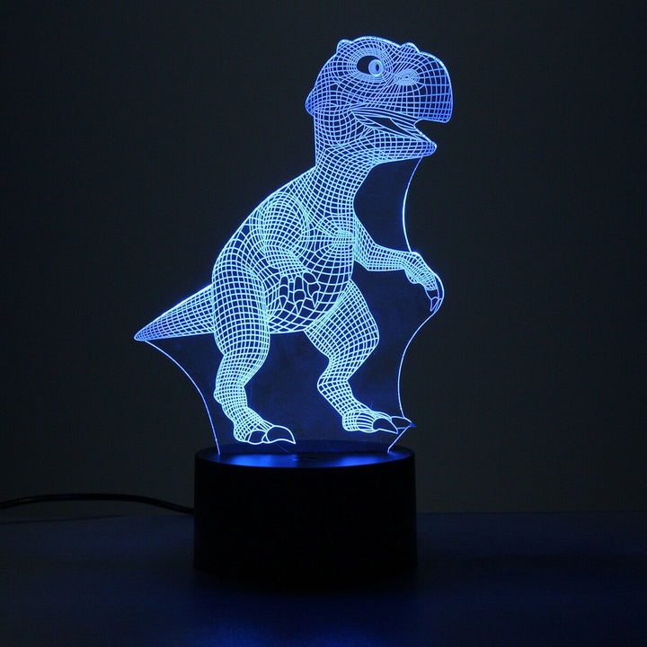 Lisslune | Dinosaur Night light - 3D Dinosaur Light - T Rex Night Light