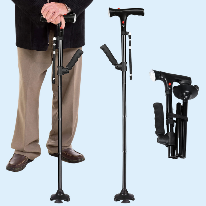 Lisslune | Walking Cane | Ergonomic, Lightweight Design for Seniors & Mobility Support