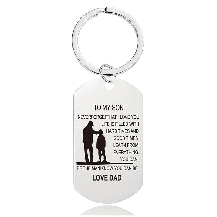 Lisslune | Mother's Day Engraving Metal Keychain with Box