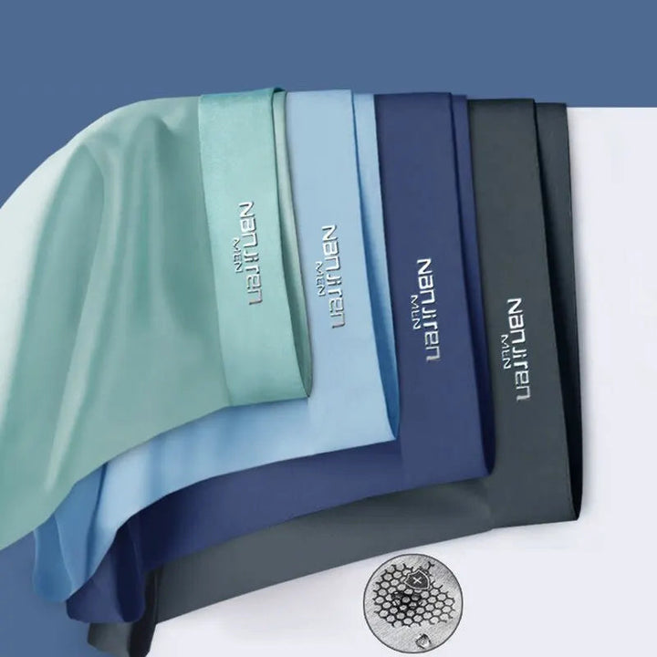 Lisslune | CoolSilk 4-Piece Ice Silk Boxers with Graphene Technology