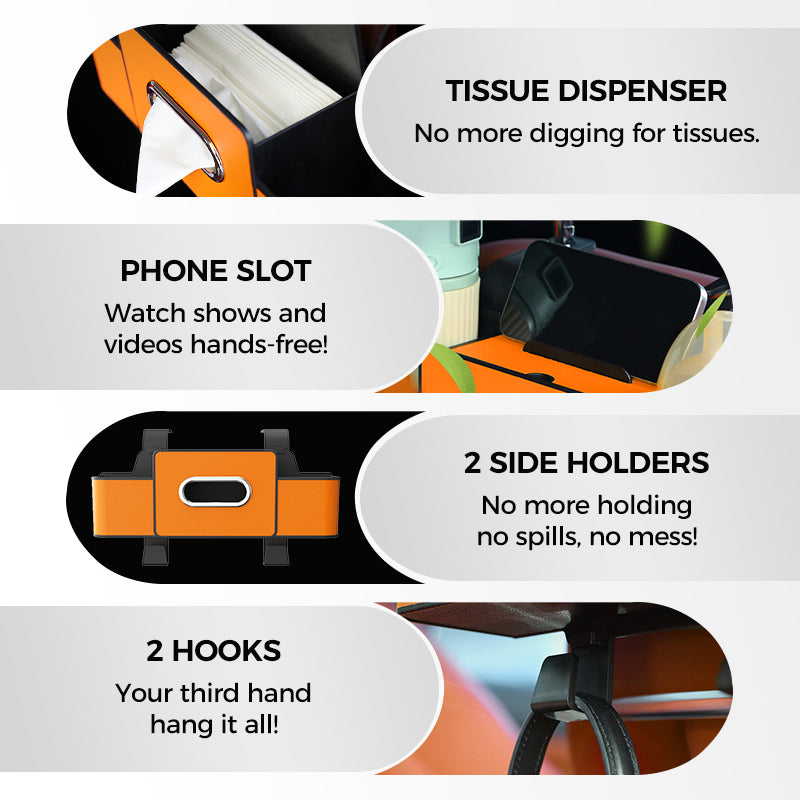 Lisslune | Multifunctional and waterproof car backseat organizer