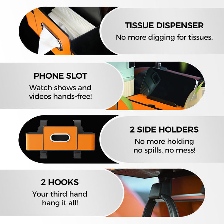 Lisslune | Multifunctional and waterproof car backseat organizer