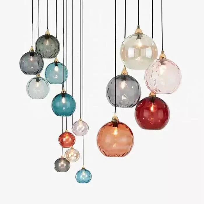 Lisslune | Glass Ball Pendant Light - LumiSphere