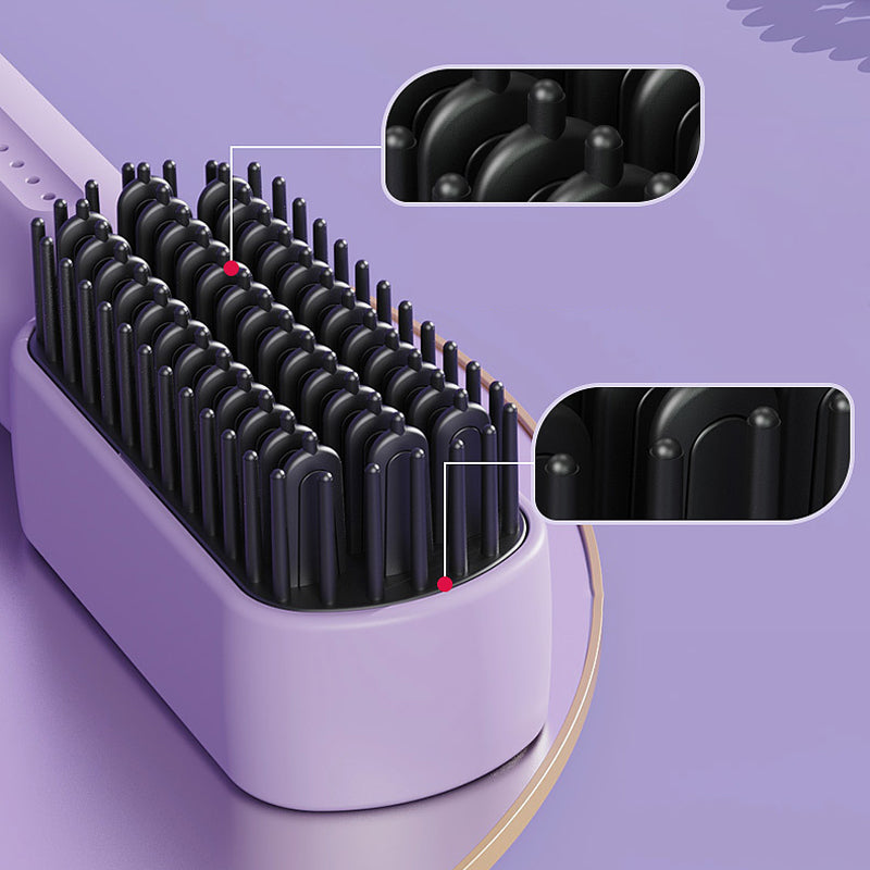 Lisslune | Portable negative ion hair straightener comb