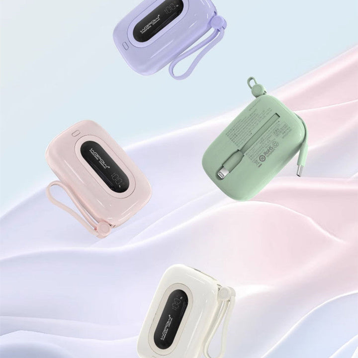 Lisslune | 10000mAh Built-in Dual Cable Power Bank