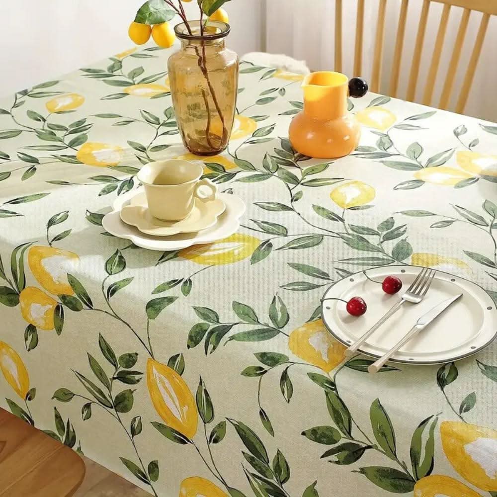 Lisslune | LemonLeaf – waterproof tablecloth
