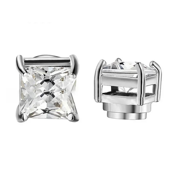 Lisslune | Premium Unisex Magnetic Crystal Design Stud Earrings