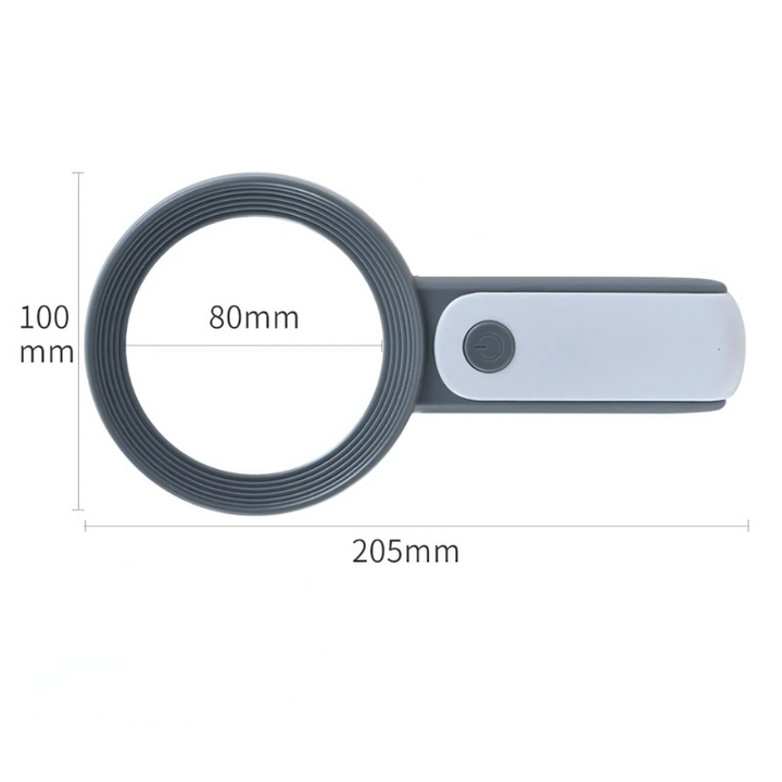 Lisslune | 20X Optical Handheld Magnifier for Seniors
