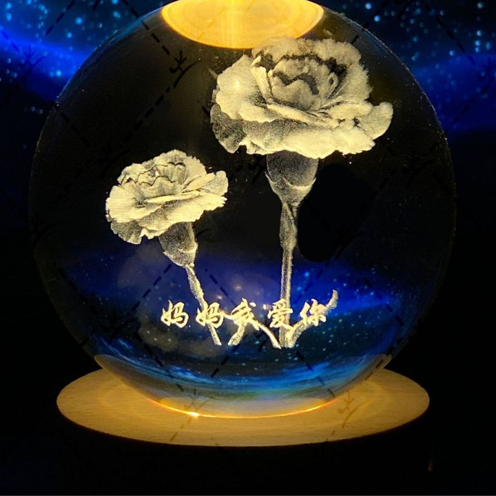 Lisslune | Glowing Moon Crystal Ball