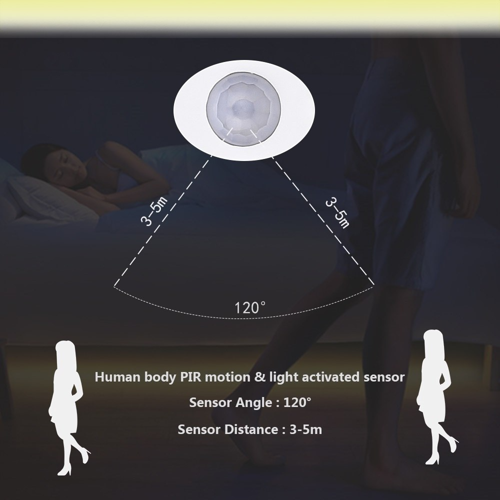 Lisslune | LED light strip with remote control – 2 meters flexible strip for decorative lighting in cabinets and shelves
