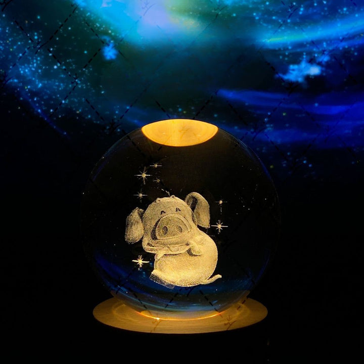 Lisslune | Glowing Moon Crystal Ball