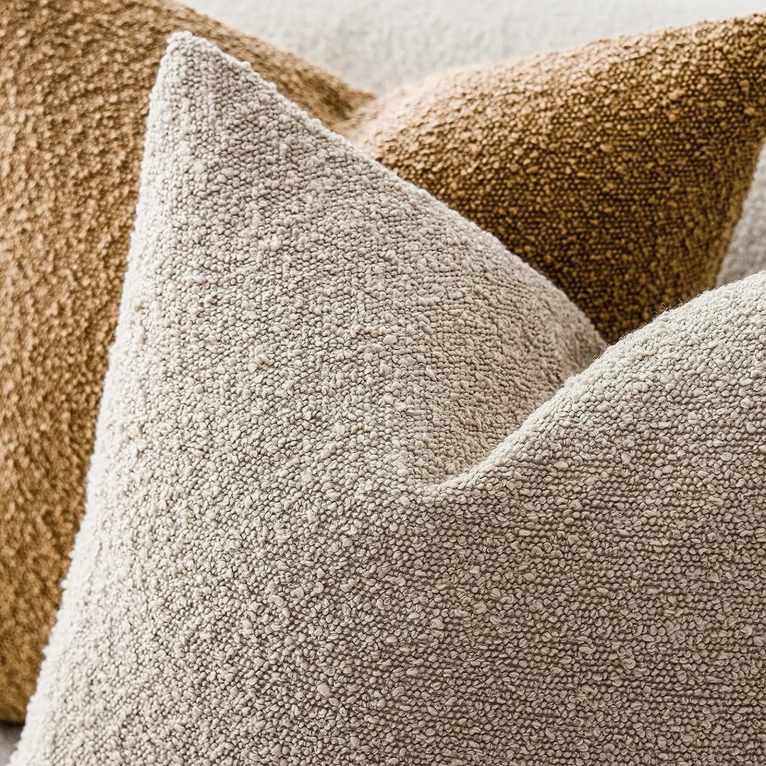Lisslune | Tulum Boucle Cushion Cover 45x45cm Decorative Pillow