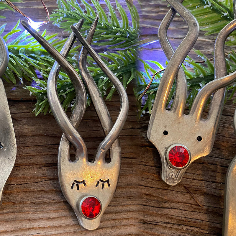 Lisslune | Funny Fork Reindeer Decoration