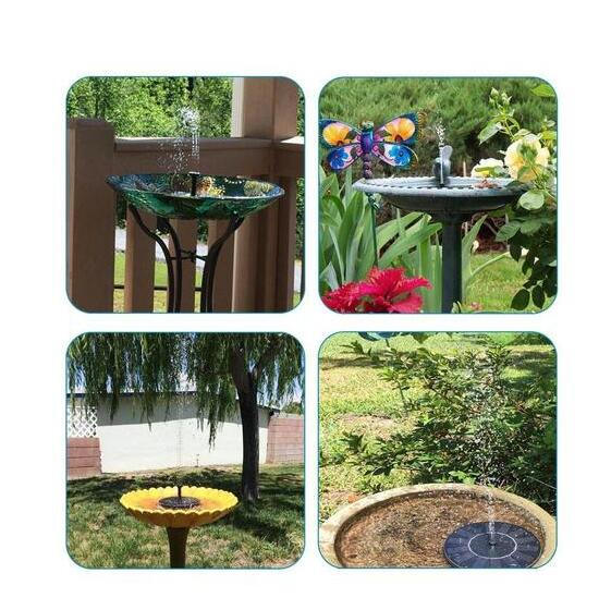 Lisslune | Solar-powered water bubbler for bird baths – bubble fountain with solar panel