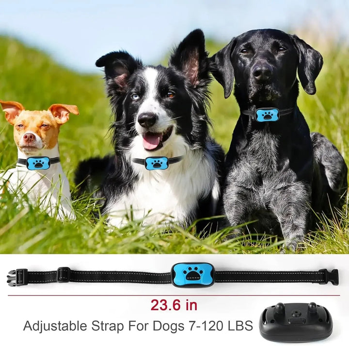 Lisslune | Anti-Bark Dog Collar – Stop Unwanted Barking with the BarkBuddy Vibration Training Collar for Dogs