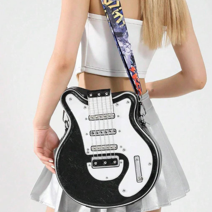 Lisslune | Elevate your style with the Rockstar guitar bag shoulder bag chic