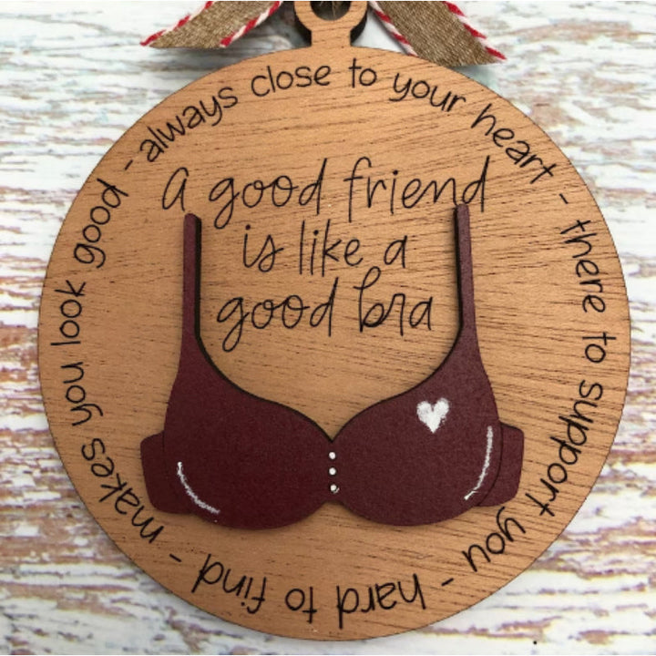 Lisslune | Friend Like A BH Wood Ornament