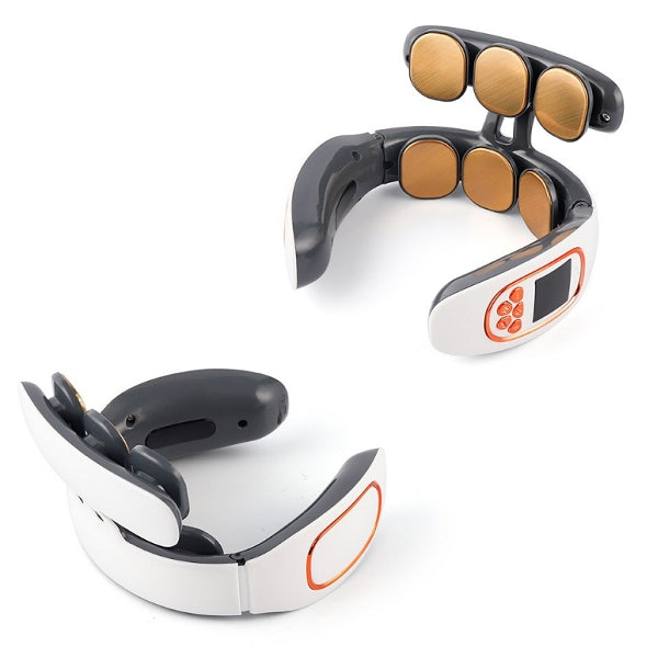 Lisslune | Neck & Shoulder Massager with Heat for Pain Relief - Heat & Pulse Therapy