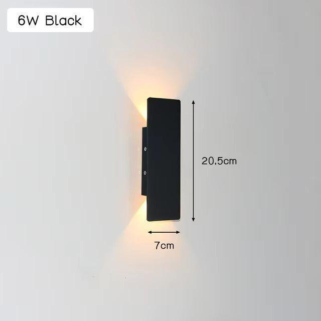 Lisslune | Light - Modern weatherproof LED wall lamp made of aluminum for outdoor use