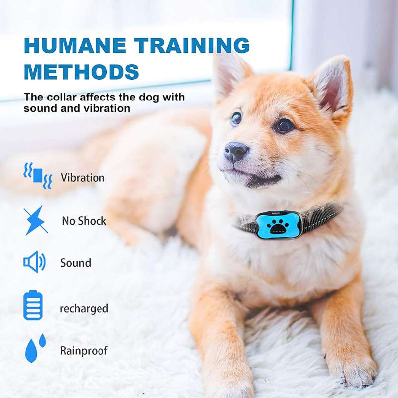 Lisslune | Painless Anti-Bark Collar – Vibrations & Ultrasound for Dogs