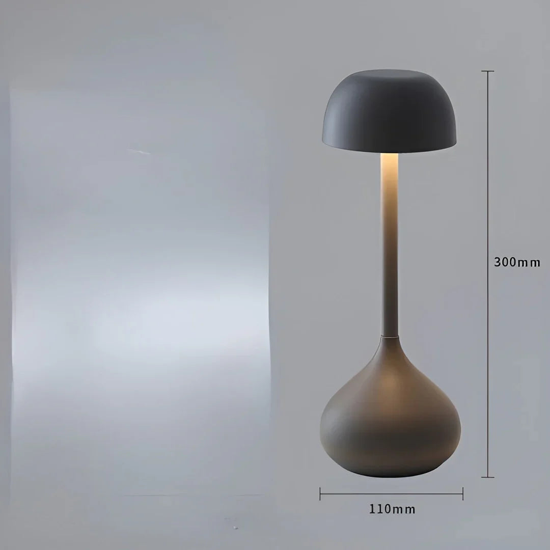 Lisslune | Cordless Dimmable Mushroom Table Lamp