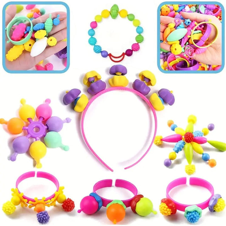 Lisslune | Pop beads for children's jewelry making