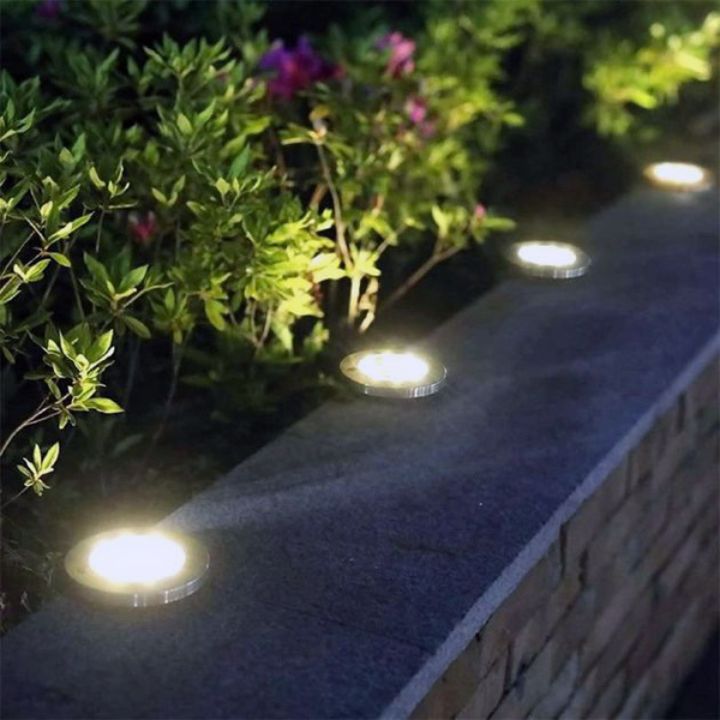 Lisslune | 3 Piece Solar Ground Lights – Elegant Outdoor Lighting without Cables