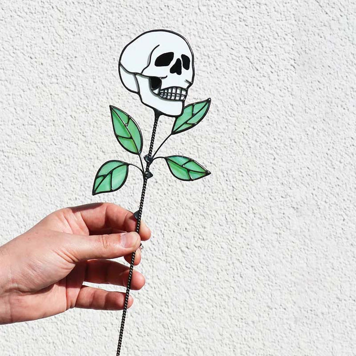 Lisslune | Early Halloween💀Skull Stained Glass Plant
