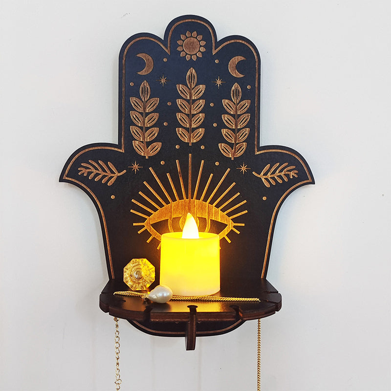 Lisslune | Creative Candle Holder Decoration Made of Wood