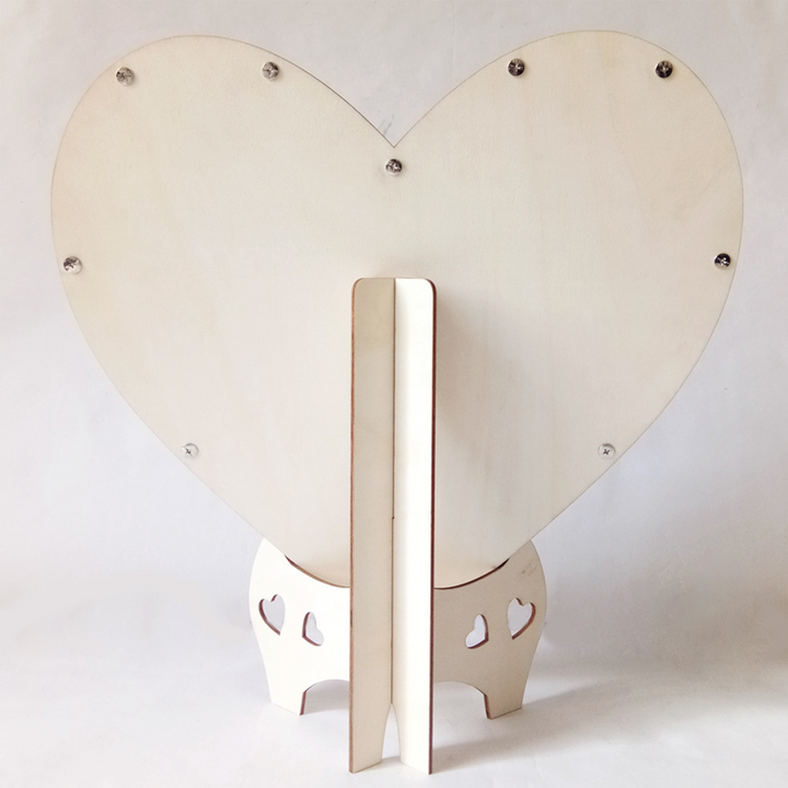 Lisslune | Wood Heart Ornament