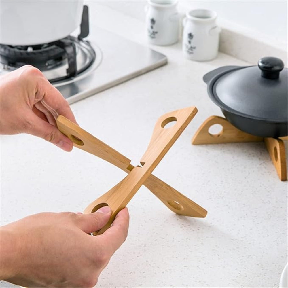 Lisslune | Bamboo Pot Stand & Steam Rack