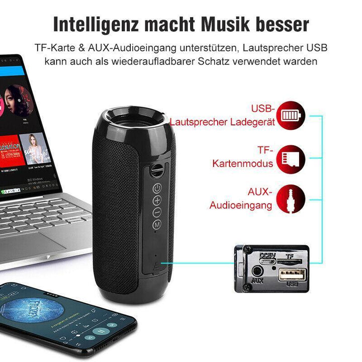 Lisslune | Portable Mini Speaker ( Bluetooth / Micro SD / AUX )