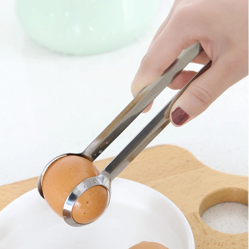 Lisslune | Stainless Steel Extended Egg Clip - Practical Kitchen Tool