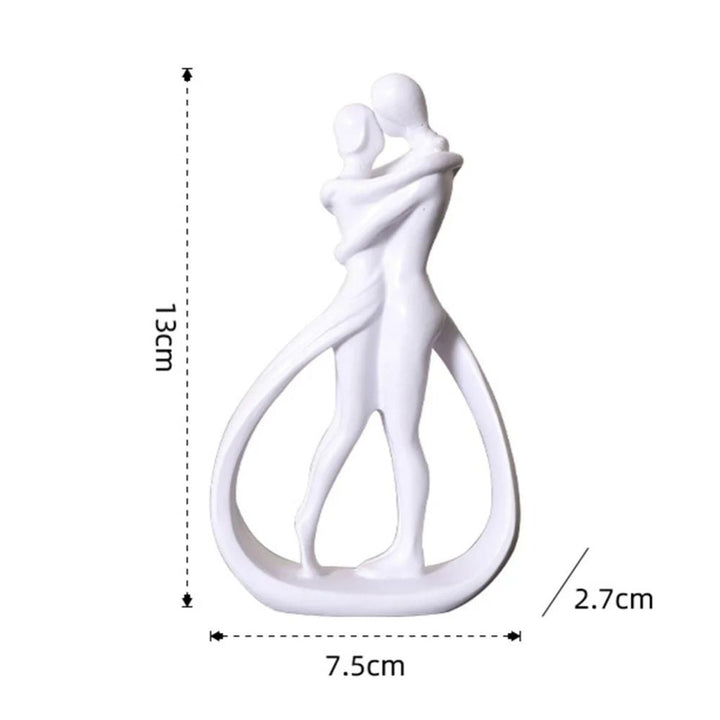 Lisslune | Embrace Resin Couple Sculpture