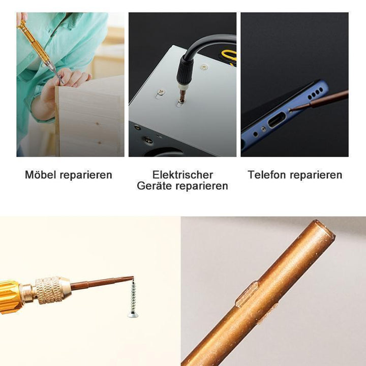 Lisslune | 5 in 1 Precision Torx Screwdriver Magnet Set Handy Watch Repair Tool Set