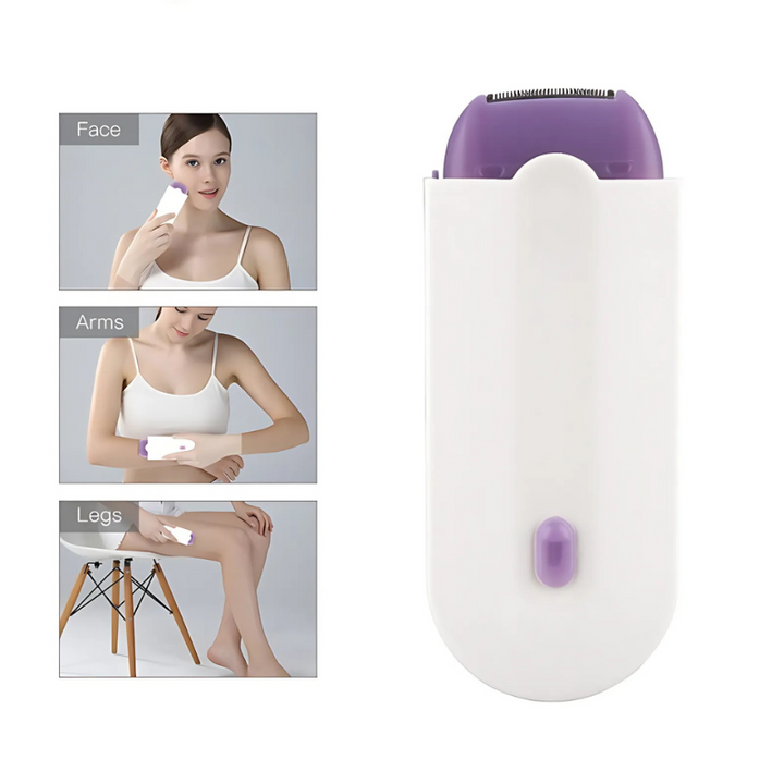 Lisslune | FluweelSmooth Pro – Painless Laser Hair Removal Device with Sensa-Light Comfort | For Face & Body