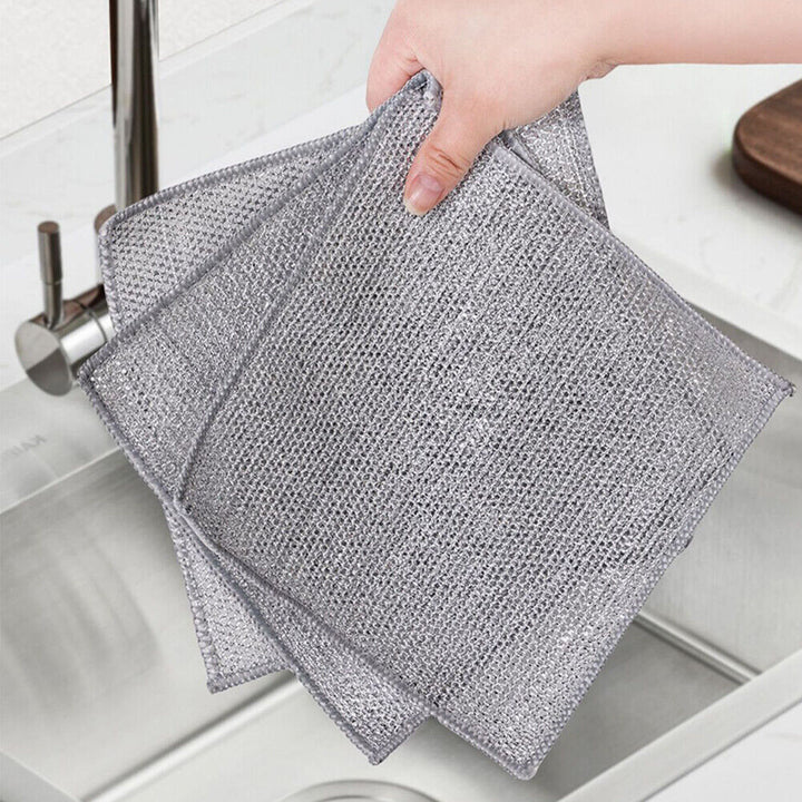 Lisslune | Dishcloth made of silver wire