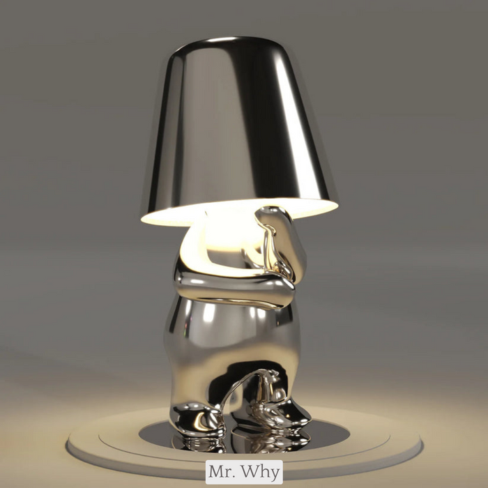 Lisslune | 5 Brothers Wireless Table Lamp – Rechargeable LED Designer Lamp with Dimmable Light (Warm White)