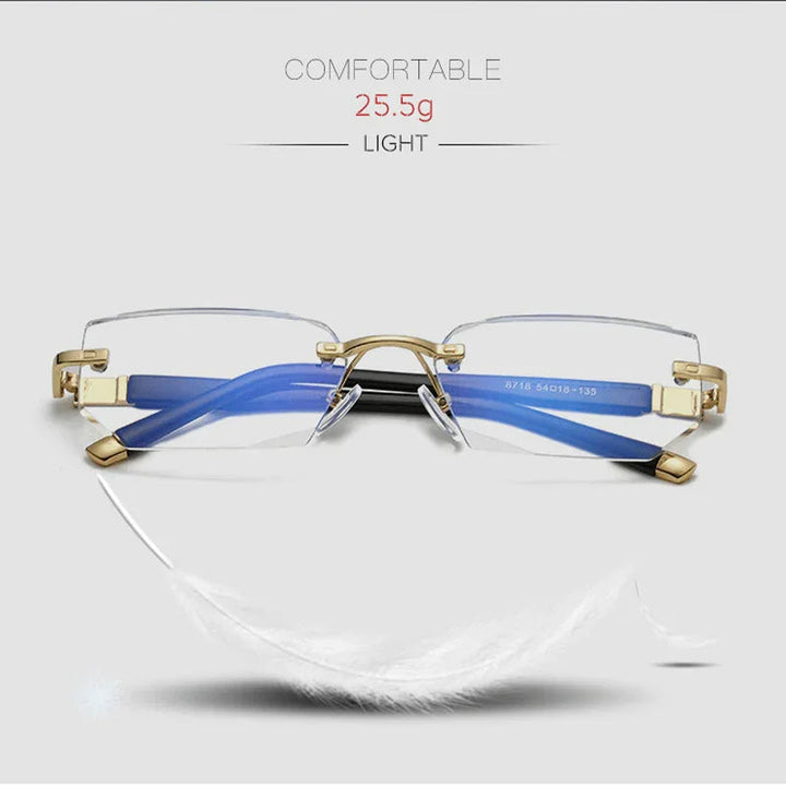 Lisslune | Progressive reading glasses with high hardness and anti-blue light filter for distance and near viewing