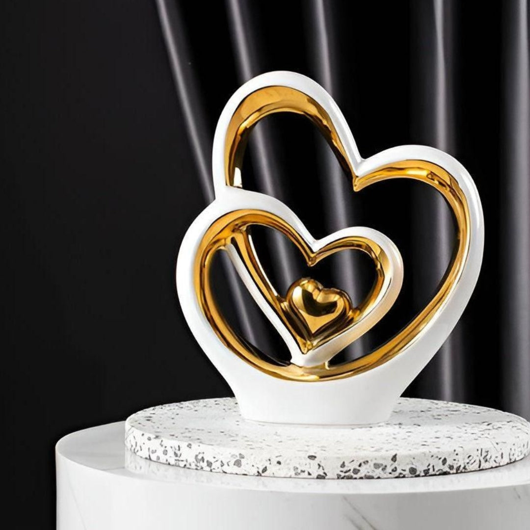 Lisslune | Elegant - Twin Hearts Timeless Decoration