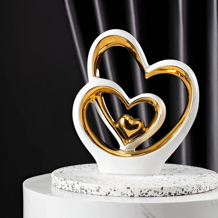 Lisslune | Elegant - Twin Hearts Timeless Decoration