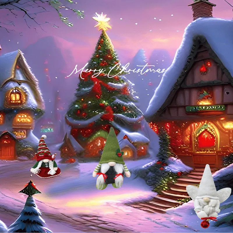 Lisslune | WichtelMagic - 24 Handcrafted Plush Gnomes for Festive Atmosphere