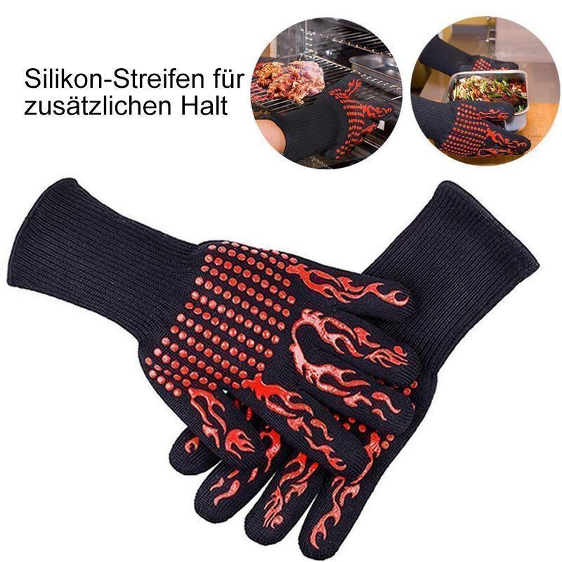 Lisslune | Bequee professional grill gloves heat-resistant gloves - 1 pair