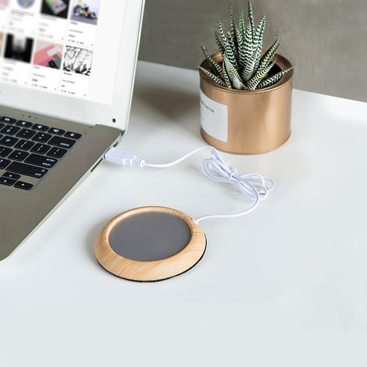 Lisslune | BEQUEE USB Beverage Warmer Electric Coaster Heater for Office/Home