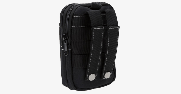 Lisslune | Military Waist Bag - Made of Nylon - Waterproof Design - Zipper Closure - Attach with Belt - Travel Gear - Outdoor - Available in 3 Colors