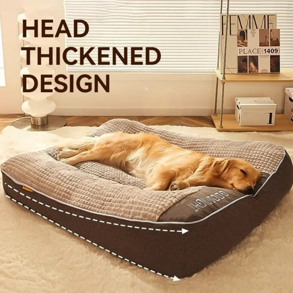 Lisslune | XXL Orthopedic Dog Mattress Bed with Removable Cover for Large Dogs