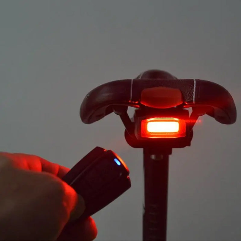 Lisslune | Bicycle Rear Light Remote Control Alarm Lock