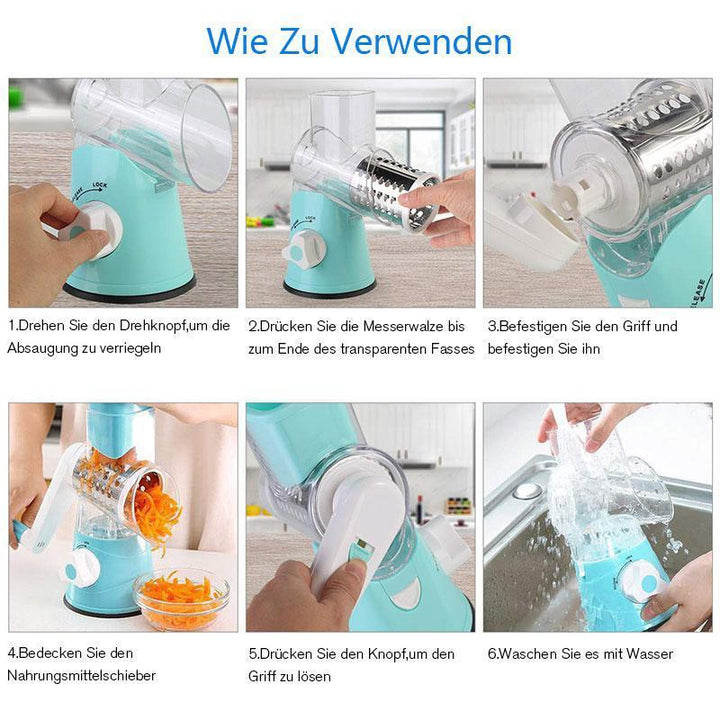 Lisslune | Multifunctional hand-cranked vegetable cutter