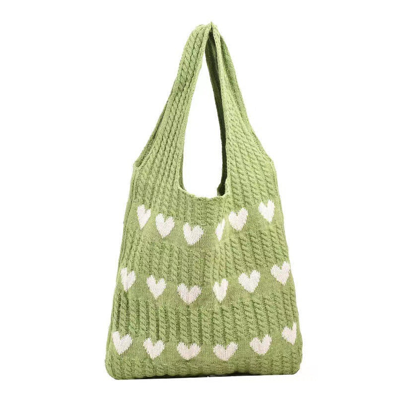 Lisslune | Knit Love Tote Bag