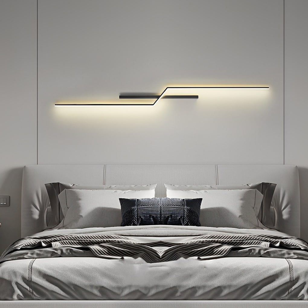 Lisslune | Lines Creative LED Modern Minimalist Wall Lamp Decorative Wall Lights Lighting